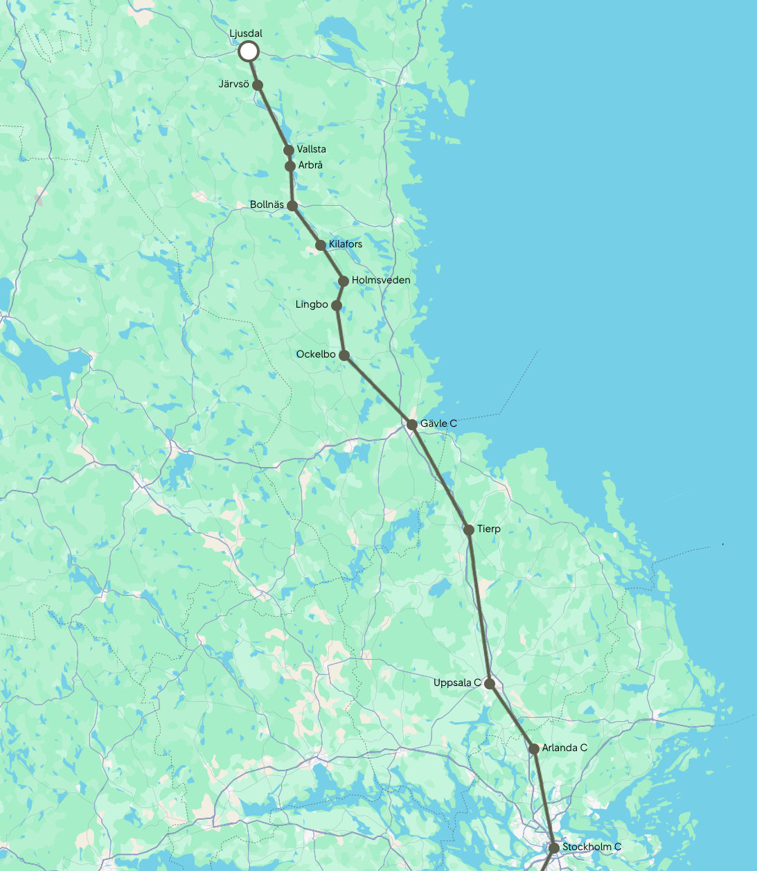 Train route